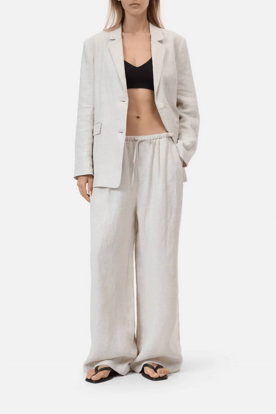 NEW CLOSED women's wynston wide pants in mud grey